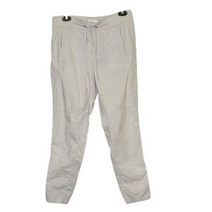 Lou & Grey Women’s Light Khaki Pull On Drawstring Casual Pants Size Small